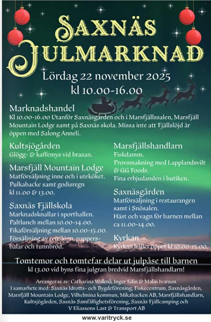 Saxnäs Julmarknad 2025