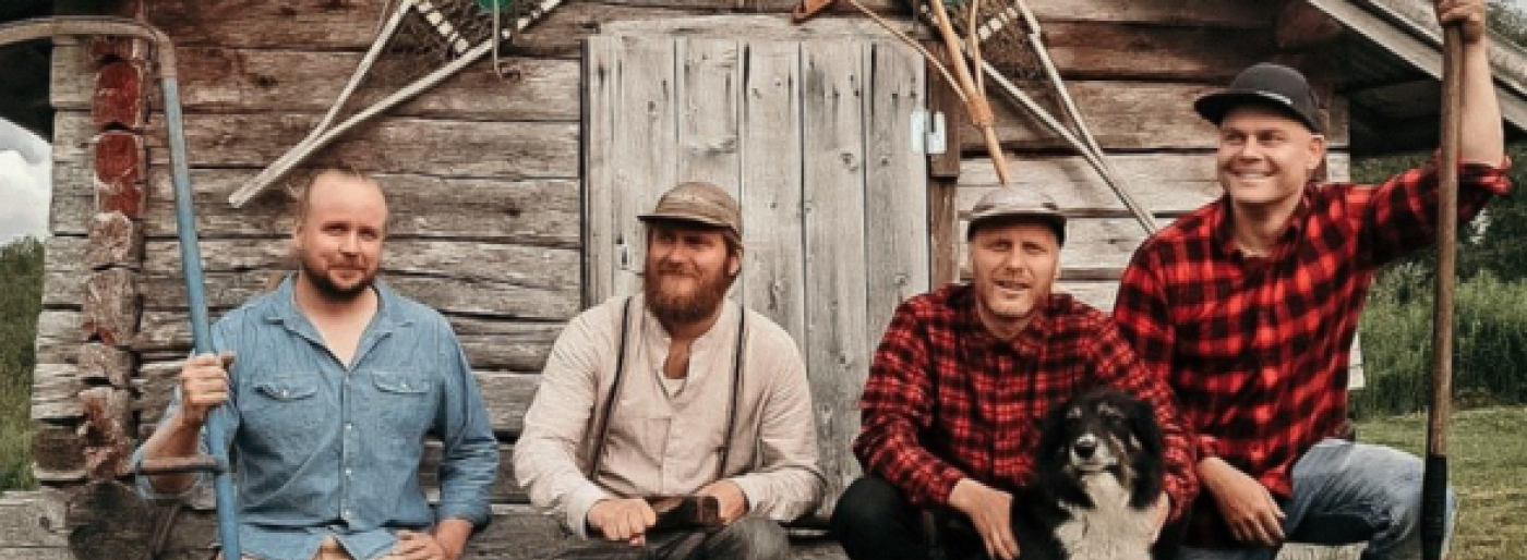 Bojtikken Hillbillyband på Kittelfjäll Värdshus