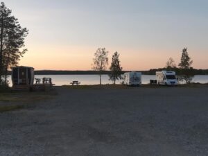 Kvällsbild Malgoviks Camping