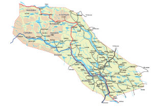 Karta över Vilhelmina Kommun